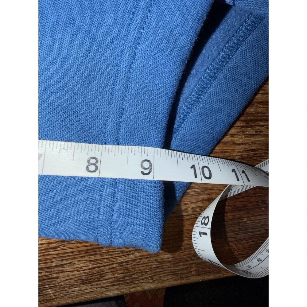 Nike Sweat Shorts Mens Large Blue Embroidered